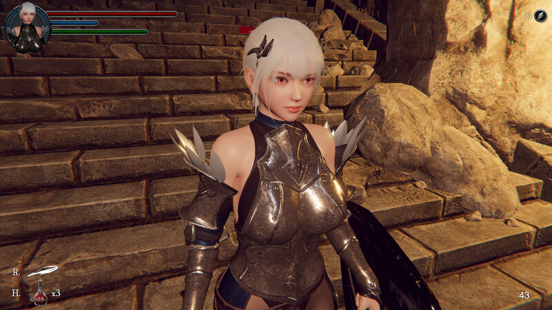 ST12月新作【爆款ACT/3D作品/全动态】地下城的女骑士（地下城の女騎士）STEAM官中步兵【3.40G】-爱玩ACG