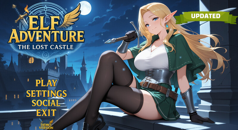 【地牢肉鸽SLG/动态/生肉】精灵冒险：失落城堡（Elf Adventure: The Lost Castle）Demo 原版EN【900M】-爱玩ACG
