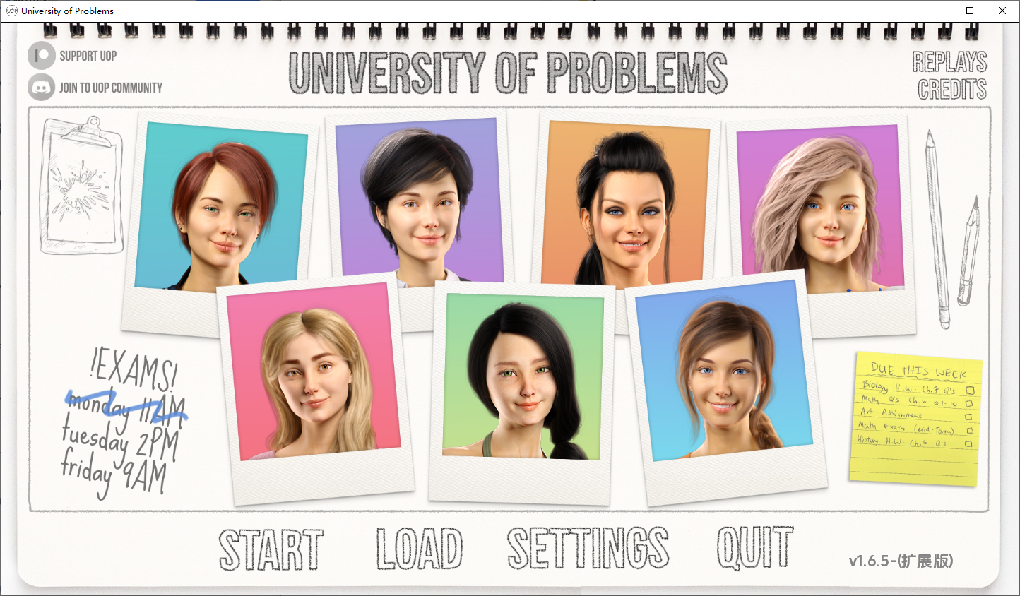 更新[欧美SLG/动态] 问题大学 学院情缘 University of Problems v1.8.0 Extended 汉化版 [13.90G]-爱玩ACG