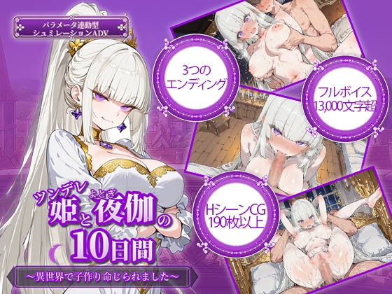 新作[日式SLG/养成巨乳] 傲娇公主与十日夜伽～在异世界被命令生子～ ツンデレ姫と夜伽の10日間 〜異世界で子作り命じられました〜  内嵌AI汉化版 [560M]-爱玩ACG