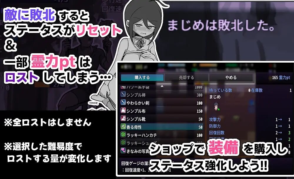 图片[6]-新汉化[日式RPG/调教堕落/动态] 退魔巫女真米禁忌觉醒 退魔巫女まじめ、イきます!!【おっぱいローグライト/手描きアニメ】 内嵌AI汉化版+作弊码 [PC+安卓 730M]-爱玩ACG