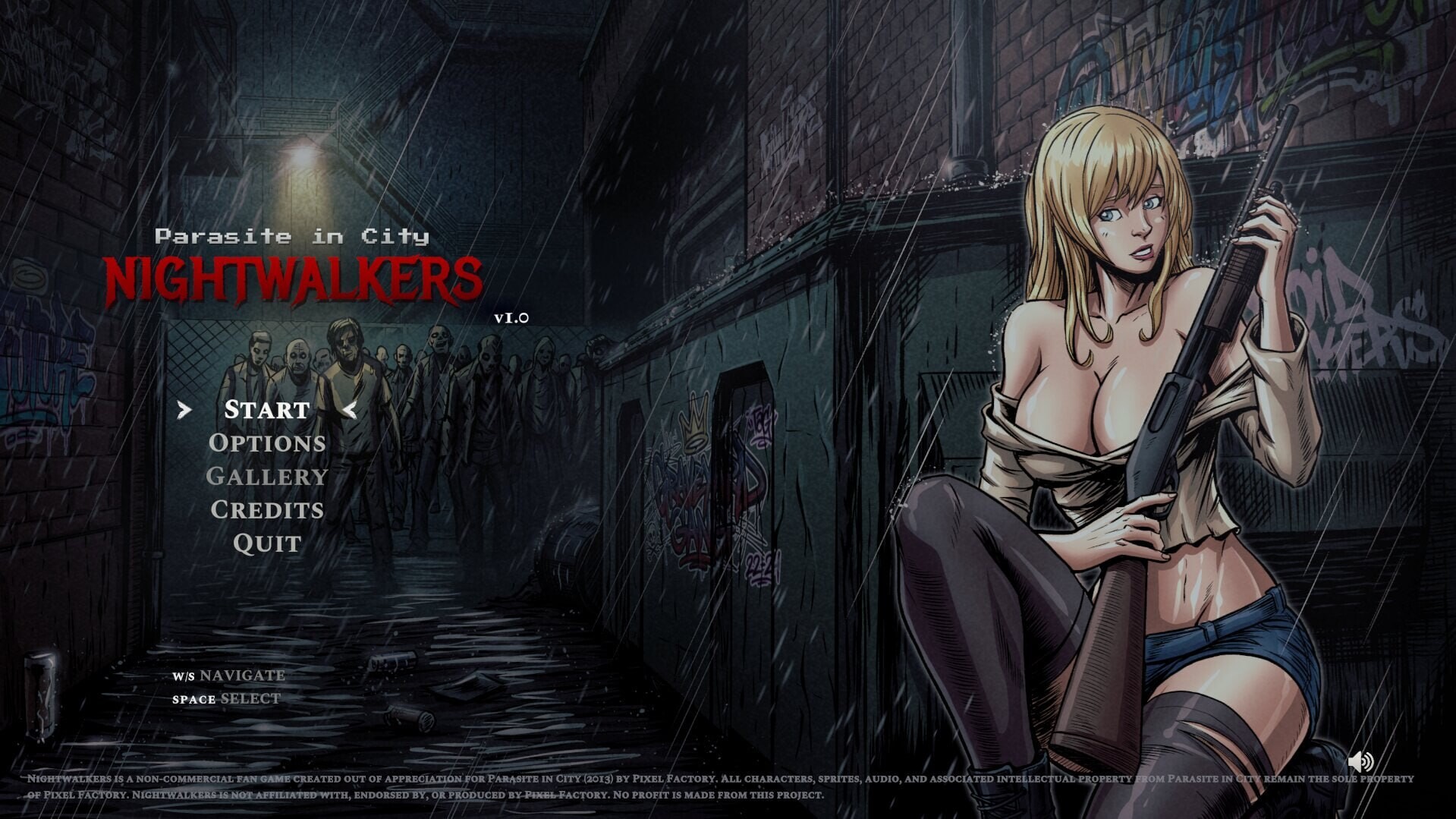 更新[动作ACT/异种X/动态] 寄生虫城市：夜行者 Parasite in City Nightwalkers v1.06 生肉版 [260M]-爱玩ACG
