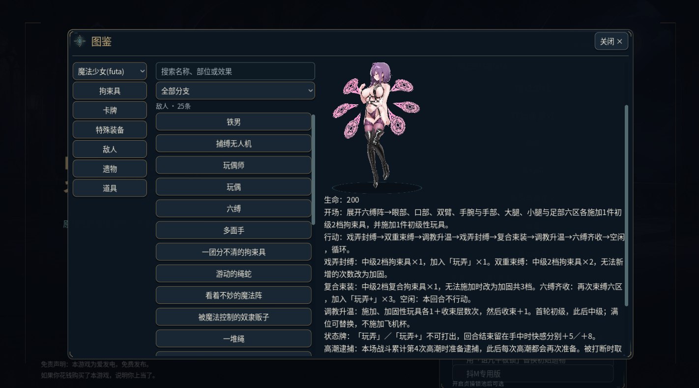 图片[1]-更新[日式SLG/巨乳拘束] 紧缚尖塔 Bound Spire v0.18.2 官中版 [PC+安卓 420M]-爱玩ACG