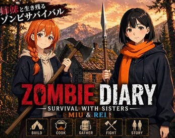 更新[日式SLG/生存互动] 僵尸日记：与美羽&玲两姐妹的末日求生 Zombie Diary Survival with Sisters Miu & Rei v1.07 AI汉化版 [PC+安卓 1.10G]-爱玩ACG